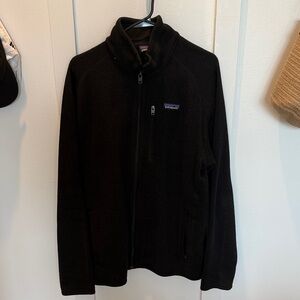 PATAGONIA Black Zip-Up Fleece Jacket